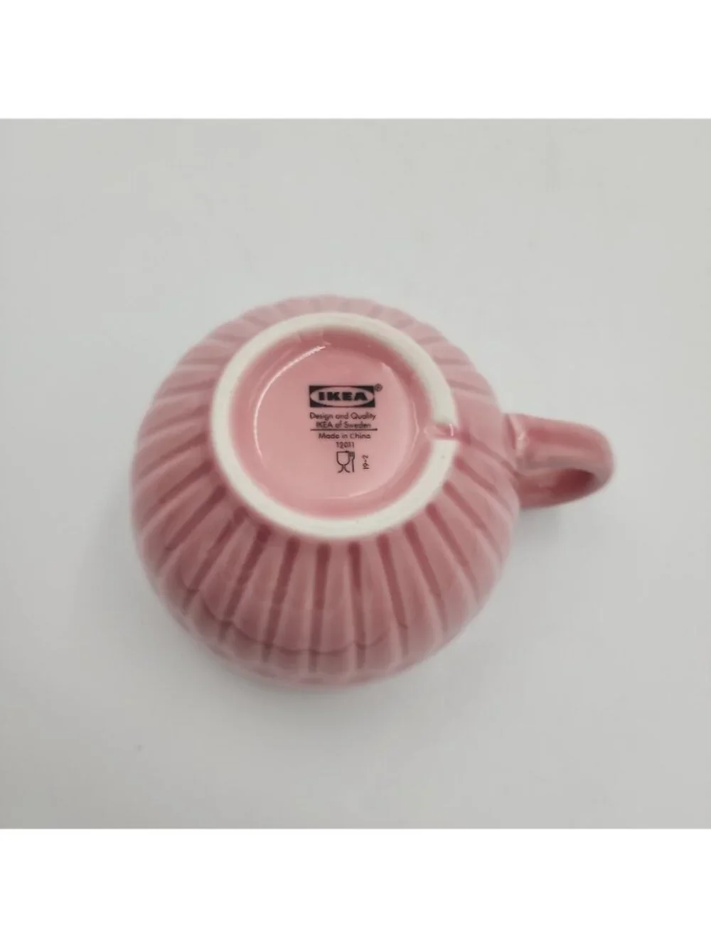 IKEA Strimmig PINK 12 oz. Coffee Mug / Tea Cup, 12011, 19-2, MINT Ceramic